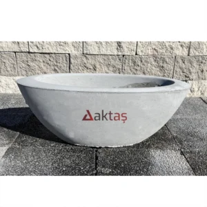 Beton Küçük Kayık Saksı