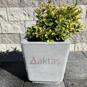 Kare Beton Saksı Midi